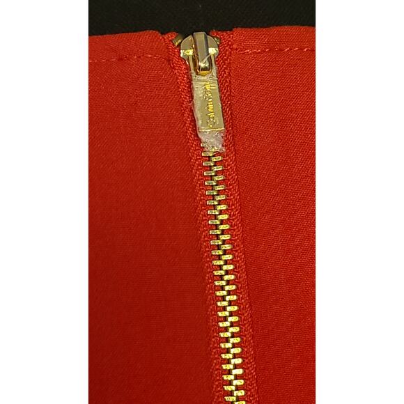Calvin Klein red fit and flare dress size 6 - Picture 3 of 4